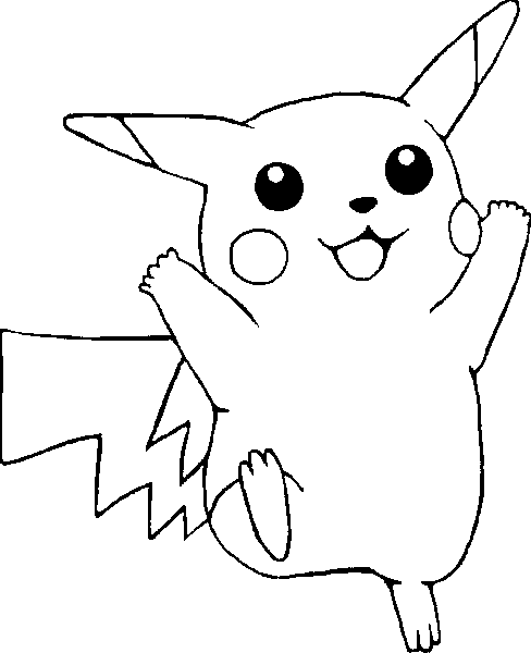 Plansa de colorat cu Pokemon 22 15